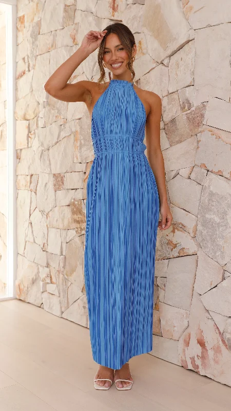 Frances Maxi Dress - Blue