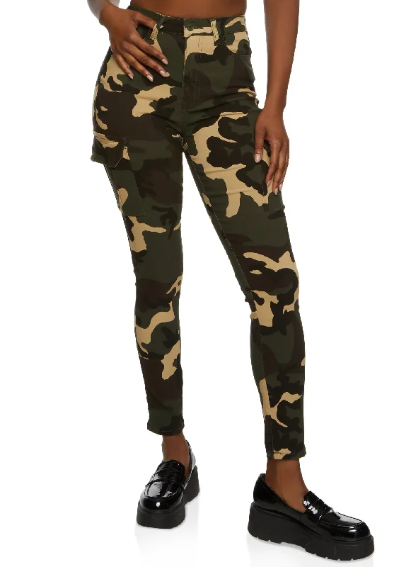 Camo Skinny Pants