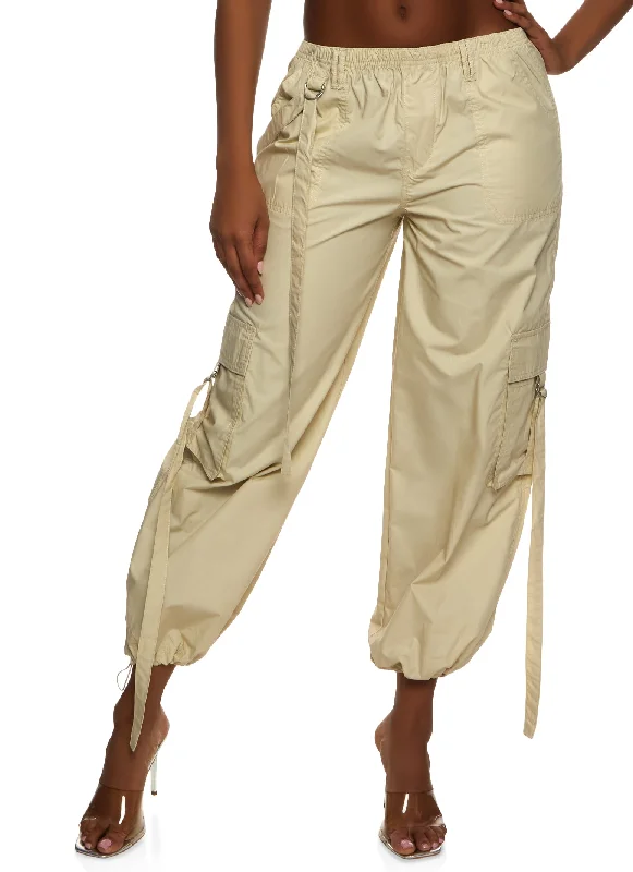 Poplin Parachute Pants